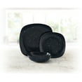 thumbnail image 6 of Pfaltzgraff Stella 12-piece Stoneware Square Dinnerware Set in Black Speckle Glaze, 6 of 11