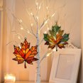 thumbnail image 2 of Acrylic Stained Glass Style Maple Leaf Window Hanging, Lightweight Stained Glass Suncatcher for Home Decor, Maple Leaf Wall Decoration, Ideal for Windows and Sunlit Spaces 8" x 6", 2 of 9