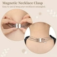 thumbnail image 3 of 2PCS Magnetic Necklace Layering Clasps, Gold and Silver Plated Magnetic Necklace Clasps, Jewelry Separators for Stackable Necklaces and Chains, Jewelry Accessories for Women, 3 of 6