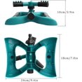 thumbnail image 2 of Adjustable 360° Rotating Automatic Garden Sprinkler Lawn Irrigation System Covering Large Area with Leak-Free Design, Durable 3-Arm Sprayer, Easy Connection, 2 of 4