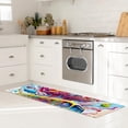 thumbnail image 3 of Graffiti Runner Rugs: Rectangular 15.7"x59" Washable Absorbent Rubber Mat Kitchen Mat, 3 of 6