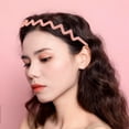 thumbnail image 3 of TUWAFE 3PCS Plastic Zigzag Wavy Headband with Teeth,Spiky Claw for Women Tortoise Shell, 3 of 5