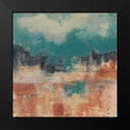thumbnail image 2 of Goldberger, Jennifer 20x20 Black Modern Framed Museum Art Print Titled - Teal Sky II, 2 of 5