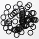 thumbnail image 5 of 100 deslizadores de brocas de ajuste de correa de revestido de plástico de tóricos de 10 mm Soledad tirantes del sujetador anillos, 5 of 6