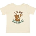thumbnail image 3 of Inktastic Cute Teddy Bear 1st Birthday Celebration Boys or Girls Baby T-Shirt, 3 of 5