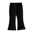 thumbnail image 3 of Usaibhir 1-12T Girls Leggings and Flared Pants Set, Toddler Girls Flare Leggings Soft and Stretchy Little Girl Bell Bottoms Pack of 3, 3 of 4