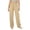 Khaki, variant on Dagugfen Athletic Pants for Women Loose Fitted Elastic Waist Breathable Comfy Outdoor Workout Running Pants with Pockets