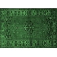 thumbnail image 1 of Ahgly Company Indoor Rectangle Persian Emerald Green Traditional Area Rugs, 8' x 10', 1 of 4
