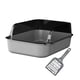 thumbnail image 2 of Caja de arena abierta para gatos, inodoro y arenero para gatos pequeños y grandes. gris, 2 of 9
