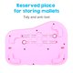 thumbnail image 4 of Xilófono y piano infantil SY-73 en rosa - Instrumento musical educativo para niños con 2 baquetas - Juguete didáctico de 8 notas en ABS, 4 of 7