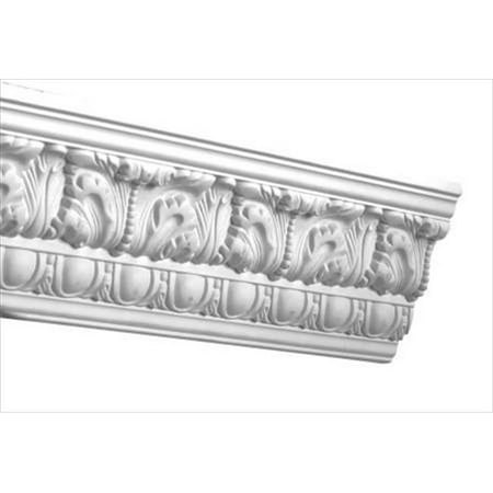 - American Pro Decor 5APD10081 96 x 4.5 in. Egg And Dart Acanthus Crown Moulding