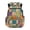 Retro Flower Plaid, variant on FKELYI Hippie Flower Butterfly Mushroom Print 17 Inch Schoolbag for Girls Primary School Bookbag Kids Backpack with Multi-Pockets Lightweight Casual Daypack Travel Rucksack