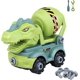 thumbnail image 3 of Camión de transporte de dinosaurios desmontable KATEA, divertido y con herramientas para la construcción, vehículo de dinosaurio, juguete para niños, regalo de cumpleaños, juego de camión mezclador, 3 of 5