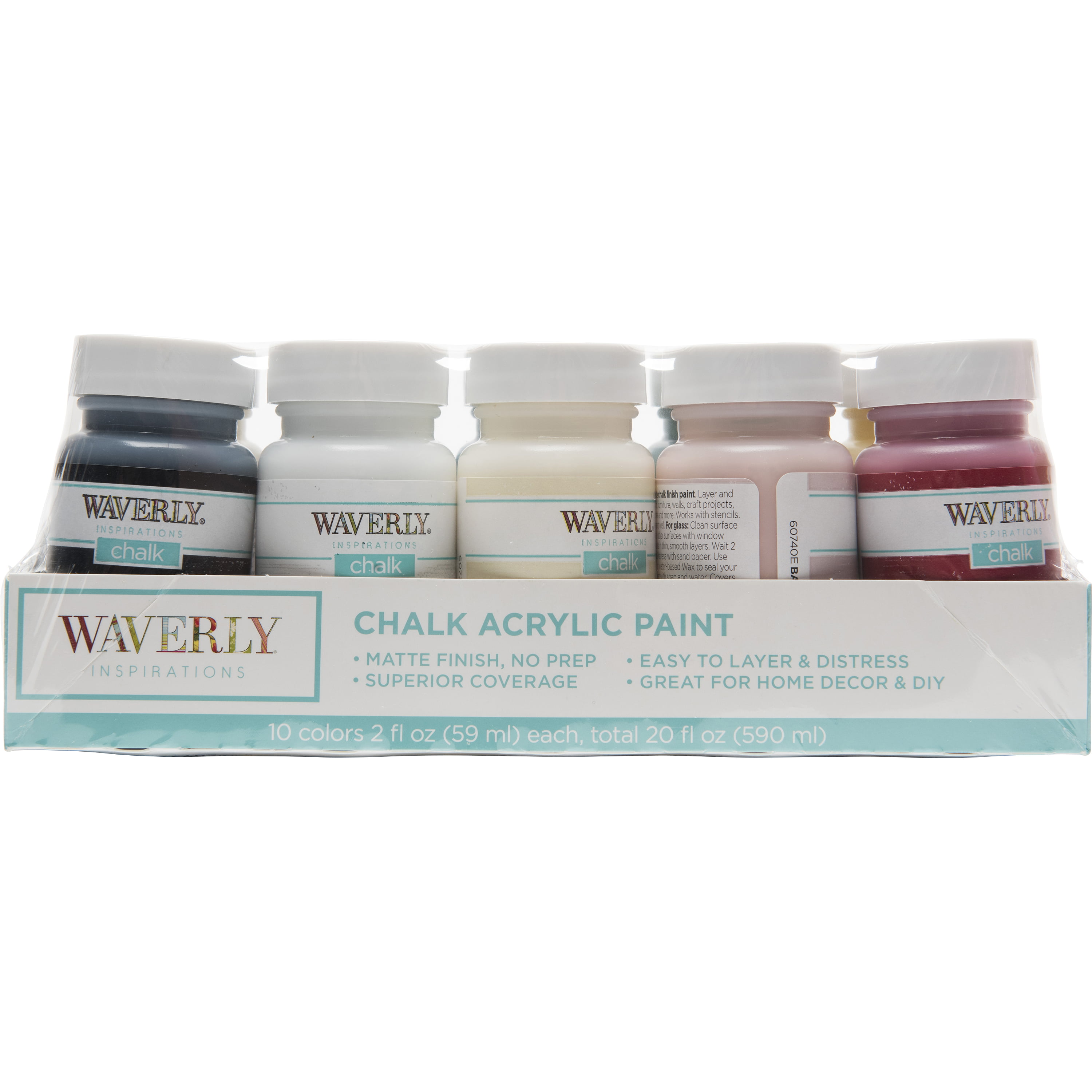 Waverly Inspirations Chalk Paint, 2 Fl. Oz., 10 Piece – Walmart Inventory  Checker – BrickSeek