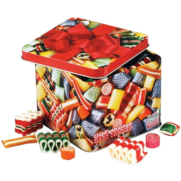 OldFashioned Christmas Candy 16 oz Tin