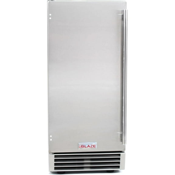Blaze 50 Lb. 15-Inch Outdoor Rated Ice Maker w/ Gravity Drain - BLZ-ICEMKR-50GR