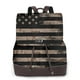 thumbnail image 1 of Balery American Flag with Desert Camouflage Mochila de Cuero para Mujeres, Gran Capacidad, Bolsa de Viaje Multifuncional, Mochila de Cuero y Bolsa de Hombro para Mujeres, 1 of 4