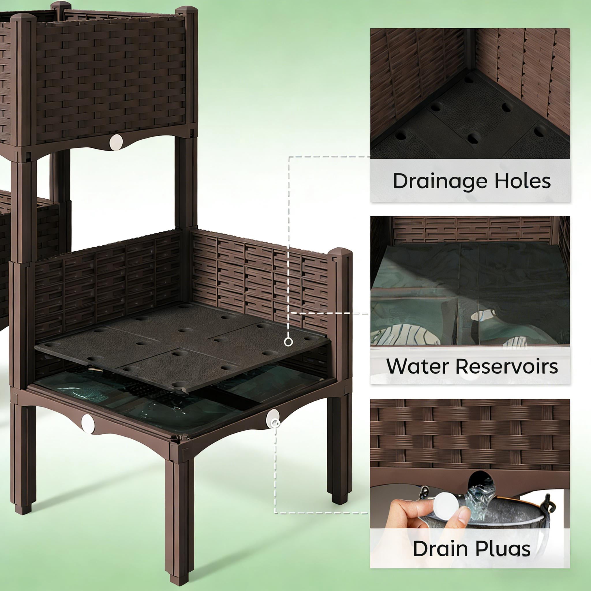 Elevated Planter Boxes, Raised Garden Bed