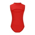 thumbnail image 7 of Goodeals Sleeveless Tank Tops Bodysuit for Women Sexy Mock Neck Body Suits Jumpsuit Casual 20025 Hollow Out Summer Top Tummy Control Bodysuits(Red,L), 7 of 7