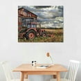 thumbnail image 2 of COMIO  Barn Pictures Wall Decor Old Tractor Farmhouse Canvas Painting Barn Wall Decor Framed Country Posters Home for Living Room Bedroom Bathroom Decoration, 2 of 6