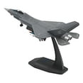 thumbnail image 3 of Modelo de avión J35 a escala 1:100 con soporte de exhibición, decoración de escritorio, modelo de avión de combate Fuerzas aéreas, 3 of 9