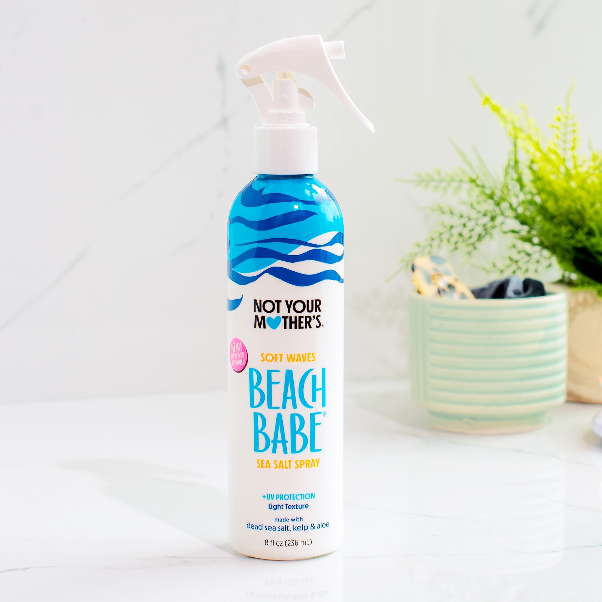Not Your Mother's Beach Babe Soft Waves Sea Salt Spray with UV Protection, 8 fl oz