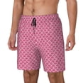 thumbnail image 2 of Haiem Fish Scales Mens Swim Trunks with Compression Liner 2 in 1 Swimming Shorts Stretch Swimwear Quick Dry,Board Shorts-Large, 2 of 9