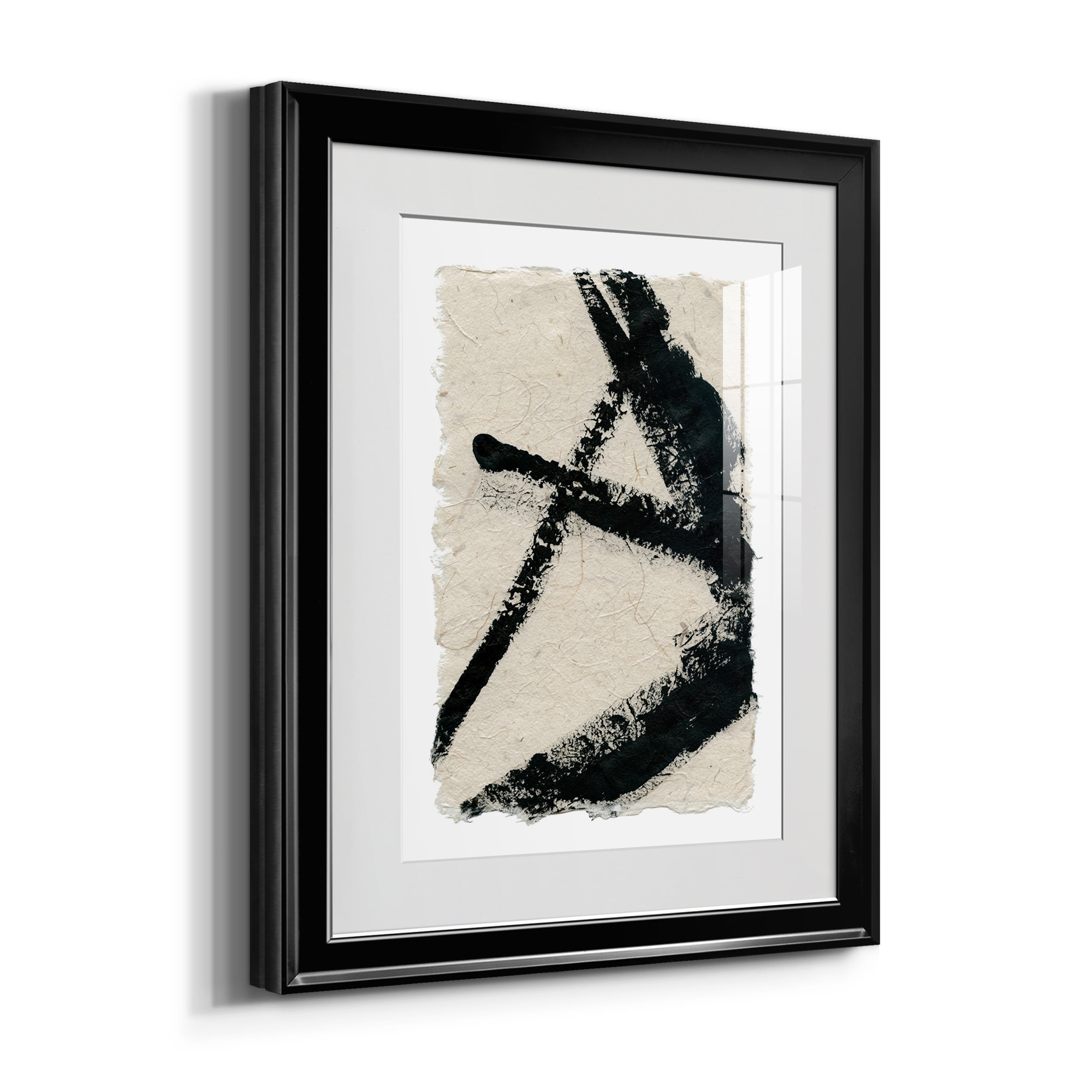 Lines Crossed I Premium Framed Prints Set of 3 - Ready to Hang - 22 x 30 Each - Black Frame