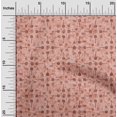 thumbnail image 1 of oneOone Cotton Cambric Peach Fabric Geometric Texture Dress Material Fabric Print Fabric By The Yard 56 Inch Wide, 1 of 4