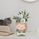 thumbnail image 5 of Maceta con cabeza de niña, florero decorativo, adorno, maceta bonita para cara, maceta para oficina, escritorio, dormitorio, decoración del hogar Estilo C BLESIY Maceta, 5 of 8