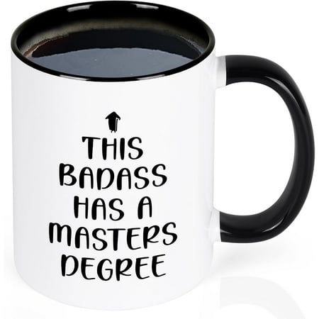 

Maustic Graduation Gifts for Her Him Masters Degree Graduation Gifts This Badass Has a Masters Degree Coffee Mug College Graduation Gifts for Daughter Son Friends Funny Graduation Cups Mug 11 Oz