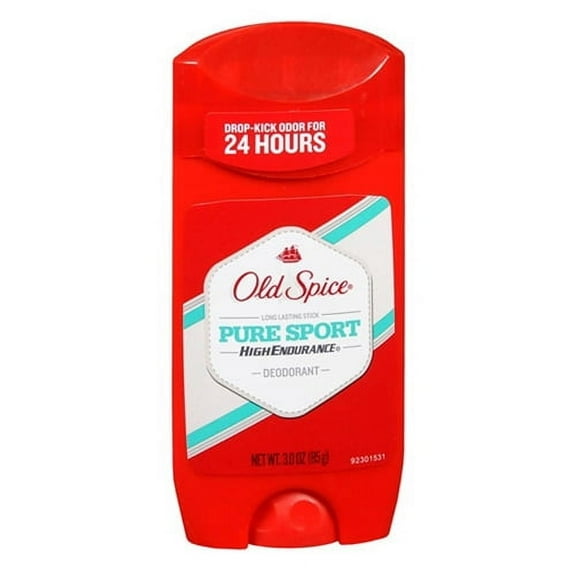 Old Spice High Endurance Deodorant, Pure Sport - 3 Oz, 2 Pack