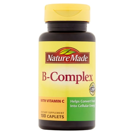 Nature Made B-Complex with Vitamin C Caplets, 100