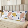 thumbnail image 2 of Vsdgher Geometric Spots Body Pillow Cover, Pillowcases with Hidden Zipper Breathable Long Pillow Case (Pillows are not included,20x54 inch), 2 of 7