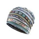 thumbnail image 5 of Qarigey Beanie Hat Estilo bohemio Hijab musulmán preatado Turbante colorido Moda Protección para los oídos Gorros para dormir Gorro Raya Raya azul 2piezas, 5 of 6