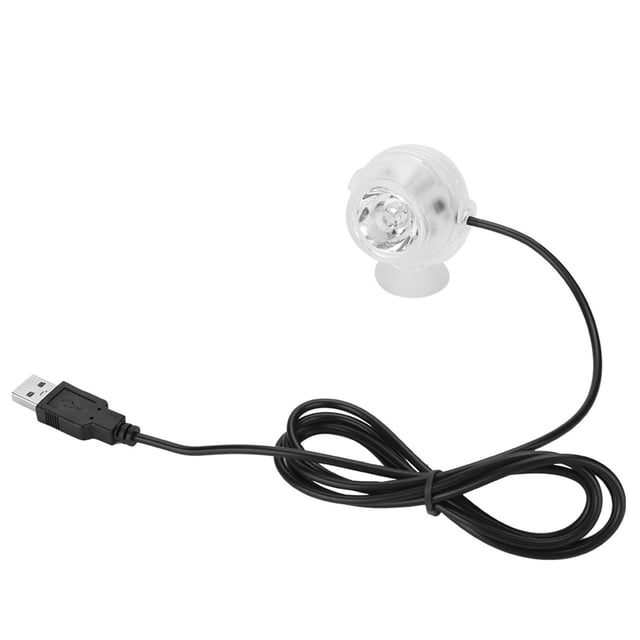 CSChome Aquarium Light Fish Light High Brightness USB Power Supply Underwater Pool Lamp Aquarium Fish Light Home Use Fish Light