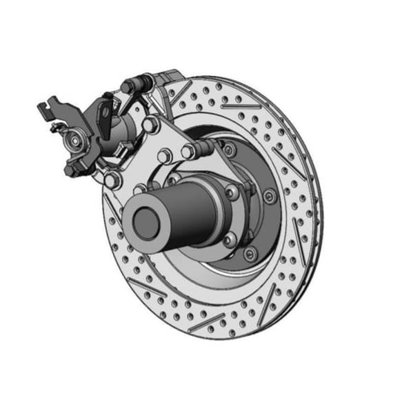 Master Power Brakes DB3572BR Legend Series HP Plus Front Disc Brake Kit for 1957-1986 Ford F100 & F150 Pick Up