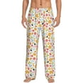 thumbnail image 2 of Goofa Afternoon Tea Printed Soft Pajama Pants for Men, Wide Leg Comfy Casual Lounge Yoga Pants-Medium, 2 of 9