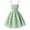 Light Green, variant on Girls Tie Strap Solid Color A-Line Sundress Ruched Bust Double Layer Ruffle Hem Sweet Summer Dress Big Kids Daily Casual Flowy Princess Dress(Yellow,11-12 Years)