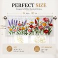 thumbnail image 4 of AshasdS Wildflower Pattern Window Valance Floral Curtain Valance Spring Farmhouse Home Window Decor, 4 of 5