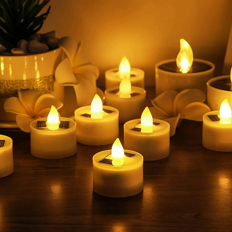Solar tea lights deals walmart