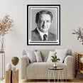 thumbnail image 4 of Historic Framed Print, [Jaime Benítez, resident commissioner from Puerto Rico, head-and-shoulders studio portrait, facing front], 17-7/8" x 21-7/8", 4 of 9