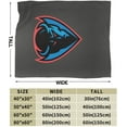 thumbnail image 3 of Depaul University Logo Fleece Blanket, Very Soft Microfiber Flannel Blanket for Couch Warm and Cozy for All Seasons, 3 of 6