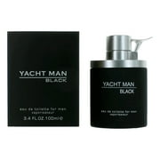 Yacht Man Black by Myrurgia Eau De Toilette Spray 3.4 oz for Men