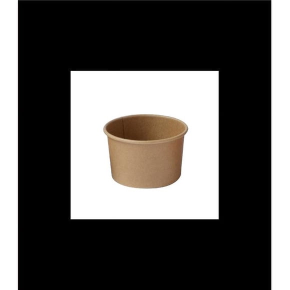 Packnwood 8NPPOB90 3 oz 2.91 x 1.77 in. Kraft Paper Cup for Hot & Cold Food - 500 Piece