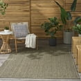 thumbnail image 4 of Nourison Tulum 6' x 9' Olive Outdoor Rug, 4 of 10