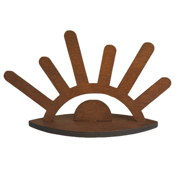 2 Pack Wooden Jewelry Display Stands, Ring Organizer Holder 14.4×10.4 cm (5.66×4.1 in), Minimalist Wooden Rack for Rings, Earrings & Bracelets, Ideal Home Décor & Gift Set