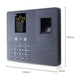 thumbnail image 5 of Time Clock,recognition Biometric Fingerprint Time Attendance System Machine Employee Office Fingerprint ,Versatile Punching Options, 5 of 6