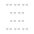 thumbnail image 1 of Jumpingount Anillos para pezones Exquisito accesorio de joyería para mujer Adorno de pecho Decoración de coqueteo Piercings pequeños para el cuerpo para Type1 NO1 Jumpingount CBP223648, 1 of 5