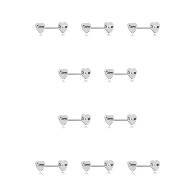 Jumpingount Anillos para pezones Exquisito accesorio de joyería para mujer Adorno de pecho Decoración de coqueteo Piercings pequeños para el cuerpo para Type1 NO1 Jumpingount CBP223648